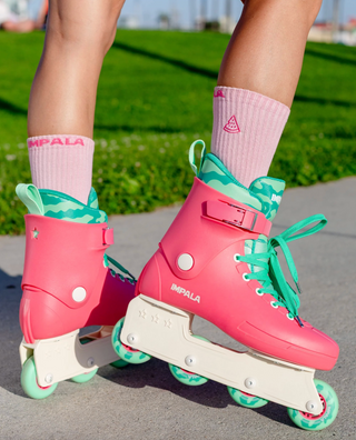 Watermelon Pink Impala Inline Skates, Intuition Skate Shop, Skate Shops Near Me, Rollerblades