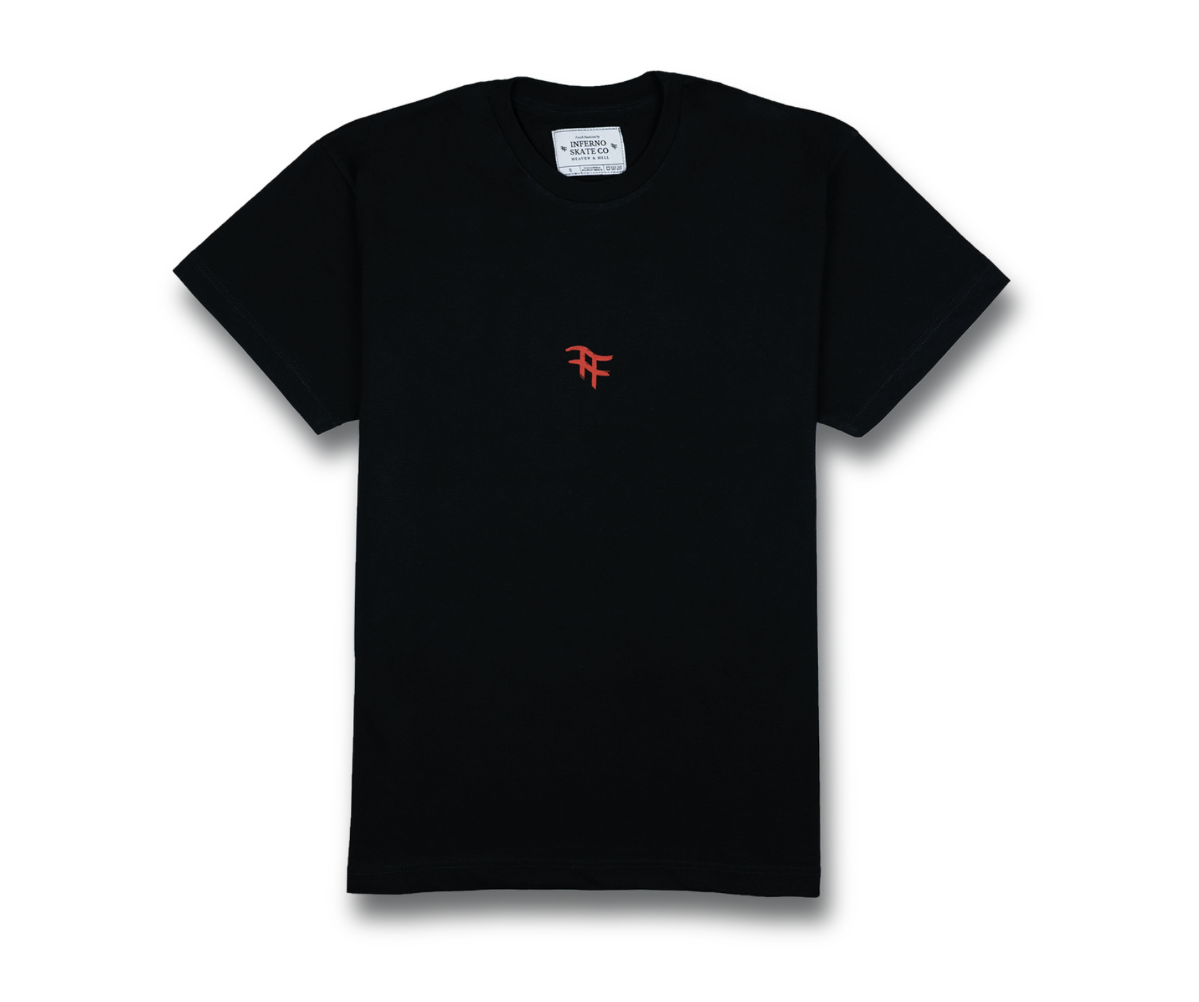Black Inferno Logo t shirt, Intuition Skate Shop, Skate Shops Near Me, Bobi Spassov Apparel, Rollerblades