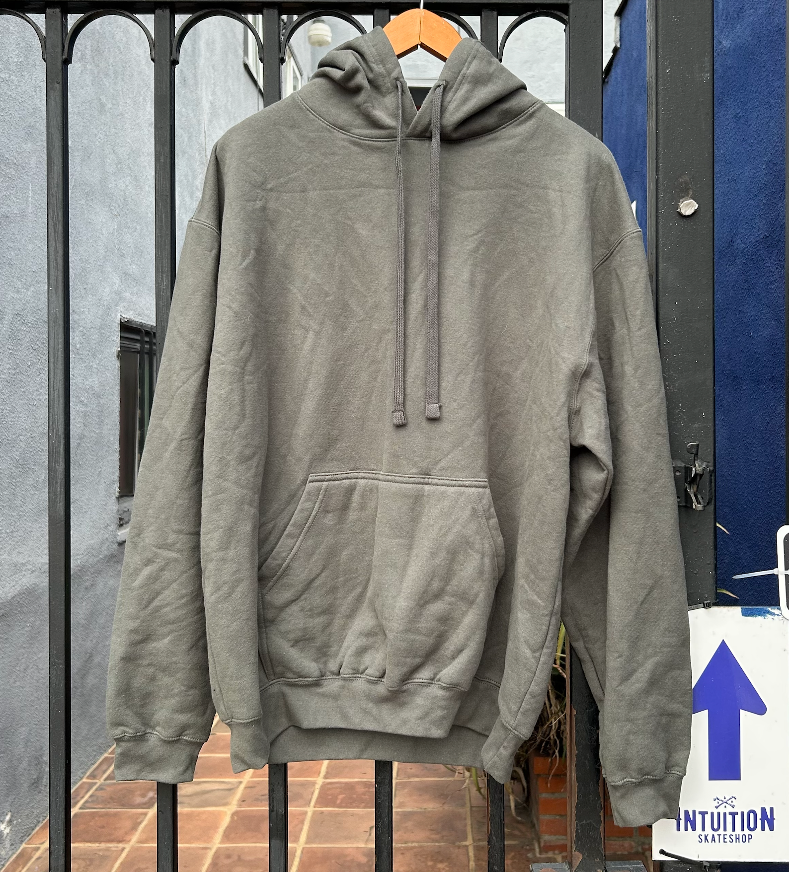 Charcoal Gray Intuition Fate Hooded Sweatshirt, Intuition Skate Shop, Skate Shops Near Me, Inline Skates