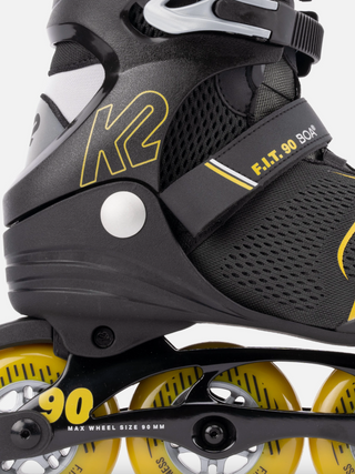Black and Yellow K2 FIT 90 BOA Men