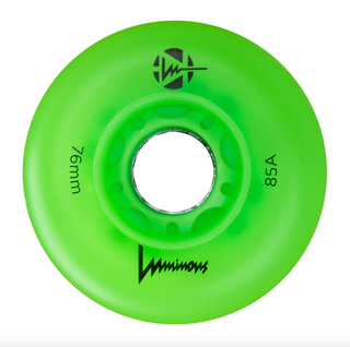 Luminous 76mm inline skate wheel