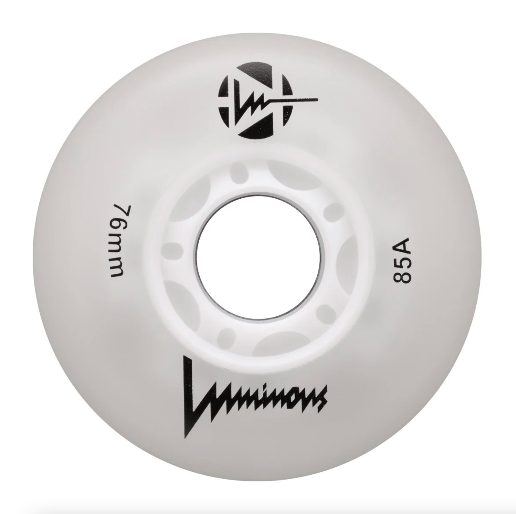 Luminous 76mm inline skate wheel