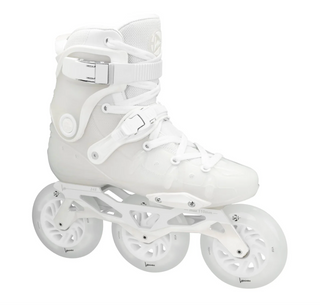White Luminous Ray 110 Urban Inline Skates, Intuition Skate Shop, Light Up Rollerblades, Skate SHops Near Me