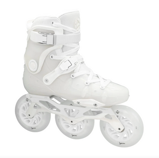 White Luminous Ray 110mm Light Up Inline Skates, Intuition Skate Shop, Rollerblades, Skate Shops Near Me