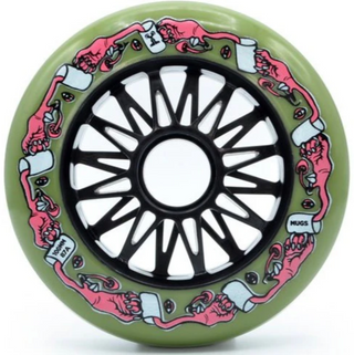 Olive Green 100mm Mushroom Blading Mugs Inline Skate Wheels, Intuition Skate Shop, Skate Shops Near Me, Rollerblades