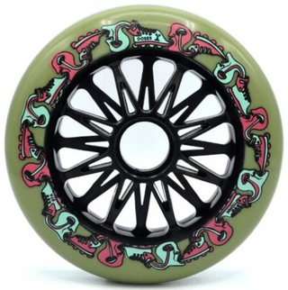 Olive Green 110mm Mushroom Blading Inline Skate Wheel, Intuition Skate Shop, Skate Shops Near Me, Rollerblades