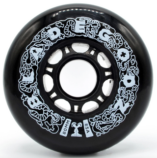 Black 80mm Mushroom Blading Blade Godz Inline Skate Wheels, Intuition Skate Shop, Skate Shops Near Me, Rollerblades