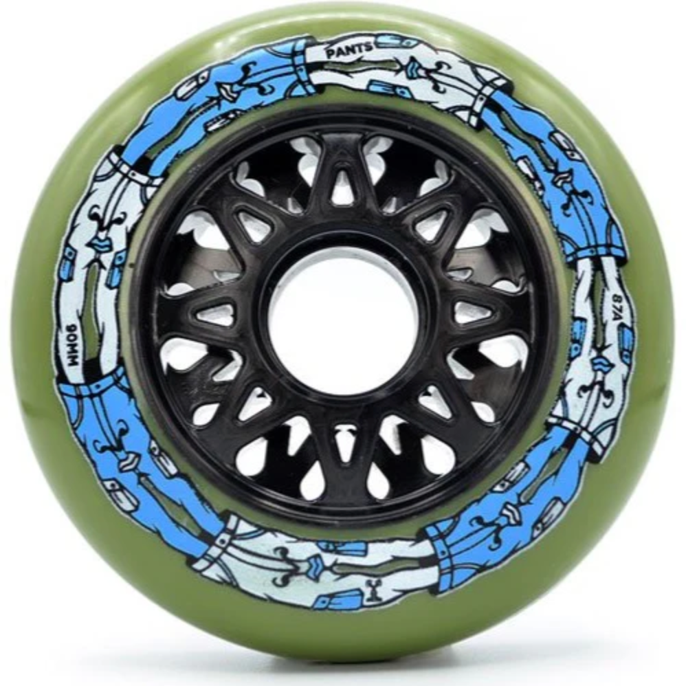 Olive Green 90mm Mushroom Blading Inline Skate Wheel, Intuition Skate Shop, Skate Shops Near Me, Rollerblades
