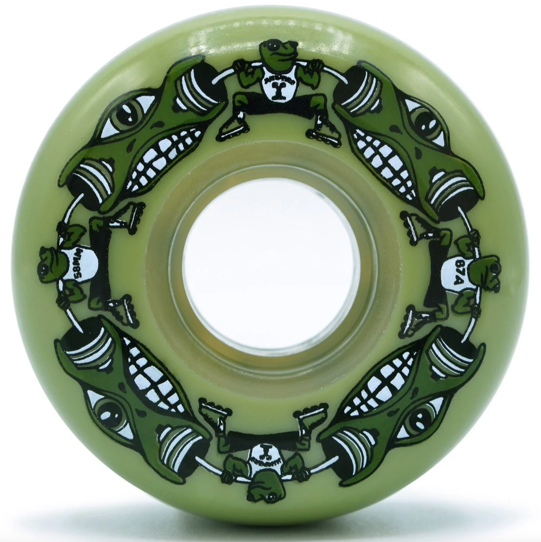 Olive Green 58mm Mushroom Blading Jumpers Inline Skate Wheels, Intuition Skate Shop, Skate Shops Near Me, Inline Skates