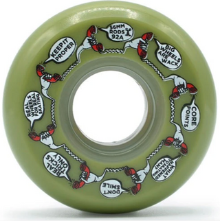 Olive Green 56mm Mushroom Blading Rods Inline Skate Wheels, Intuition Skate Shop, Skate Shops Near Me, Rollerblades