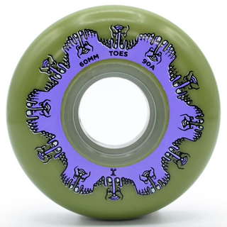 Olive Green 60mm Mushroom Blading Toes Inline Skate Wheels, Intuition Skate Shop, Skate Shops Near Me, Inline Skates