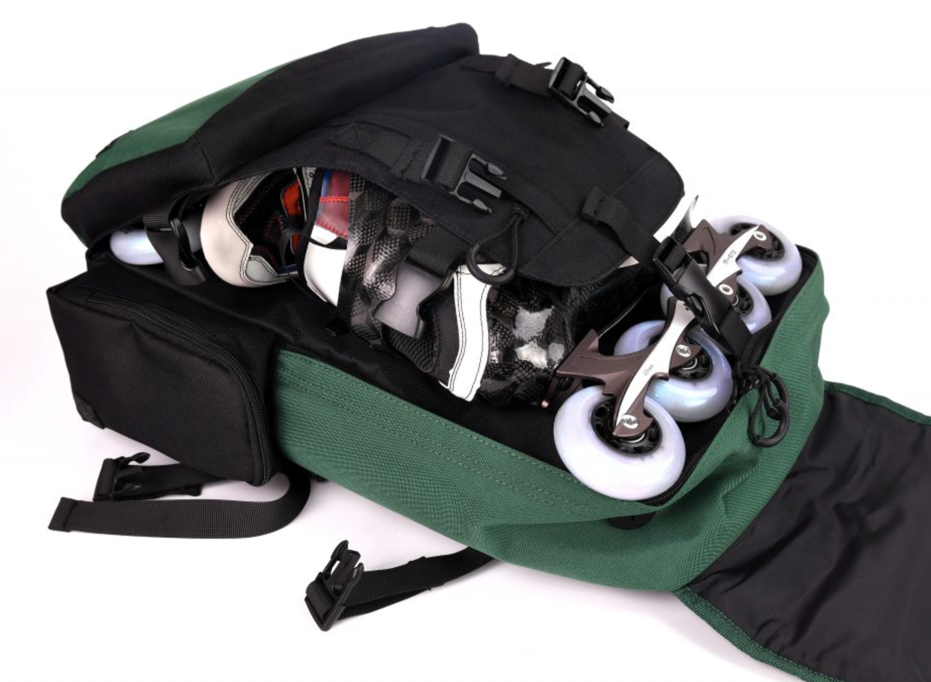 Black and Green Micro Skate Backpack, Intuition Skate Shop, Skate Shops Near Me, Inline Skates