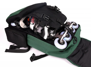 Black and Green Micro Skate Backpack, Intuition Skate Shop, Skate Shops Near Me, Inline Skates