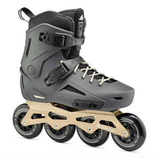 Gray and Gold Rollerblade Lightning 90 Men