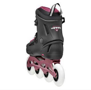 Gray and Pink Rollerblade Lightning 90 Women