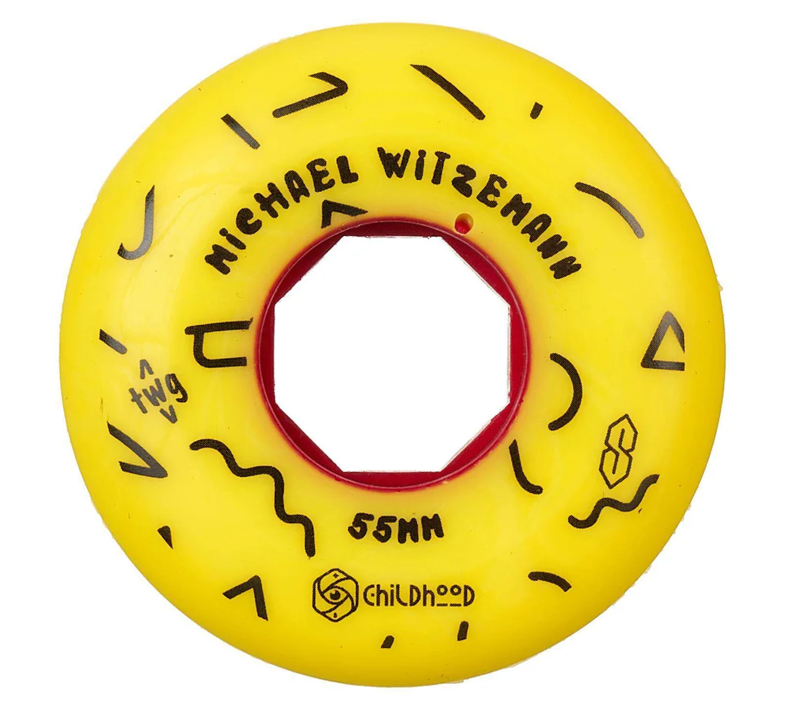 Red Eye Michael Witzemann 55mm inline skate wheels