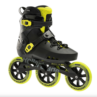 Black and Neon Green Rollerblade Maxxum 125mm Urban Inline Skate, Intuition Skate Shop, Skate Shops Near Me