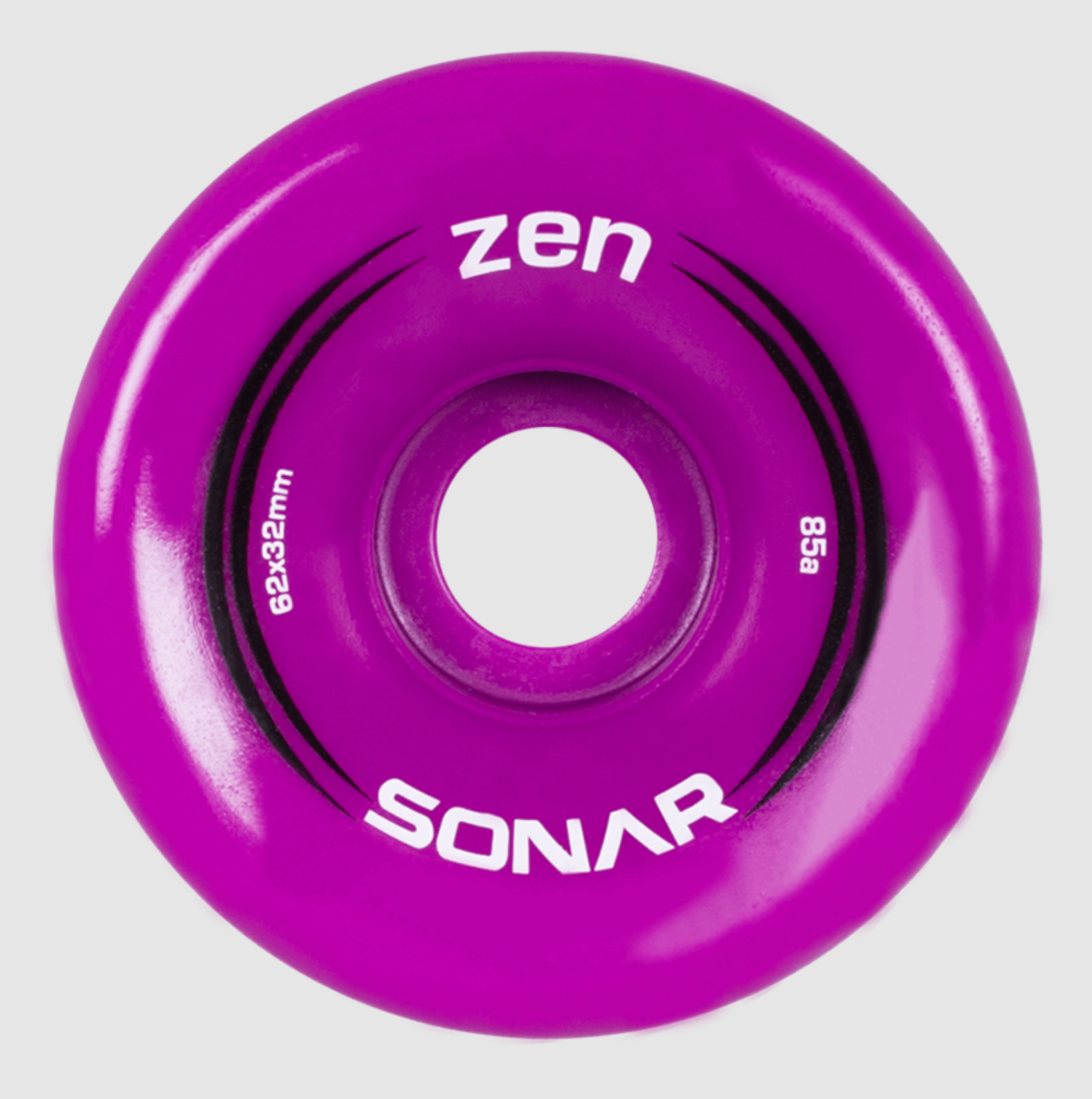 Magenta Sonar Zen 62mm Roller Skate Outdoor Wheel, Intuition Skate Shop, Skate Shops Near Me, Roller Skates