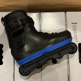 Black with Blue Souls Them 901 Inline Skates, Intuition Skate Shop, Skate Shops Near Me, Aggressive Inline Skates