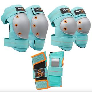 Teal Triple 8 Saver Series Protective Gear Set for Skating, Intuition Skate Shop, Skate Shops Near Me, Rollerblading, Roller Skating