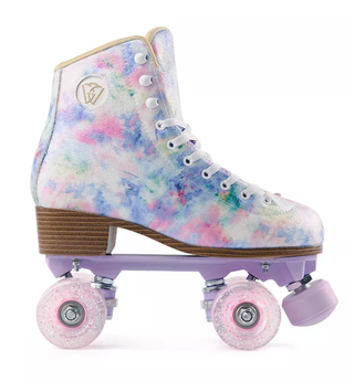 Pastel tie dye multi color Wintersweet Sweet Pea Roller Skates, Intuition Skate Shop, Skate Shops Near Me, Roller Skates