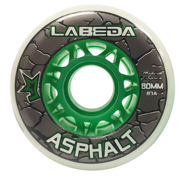 Labeda Asphalt White inline hockey wheels