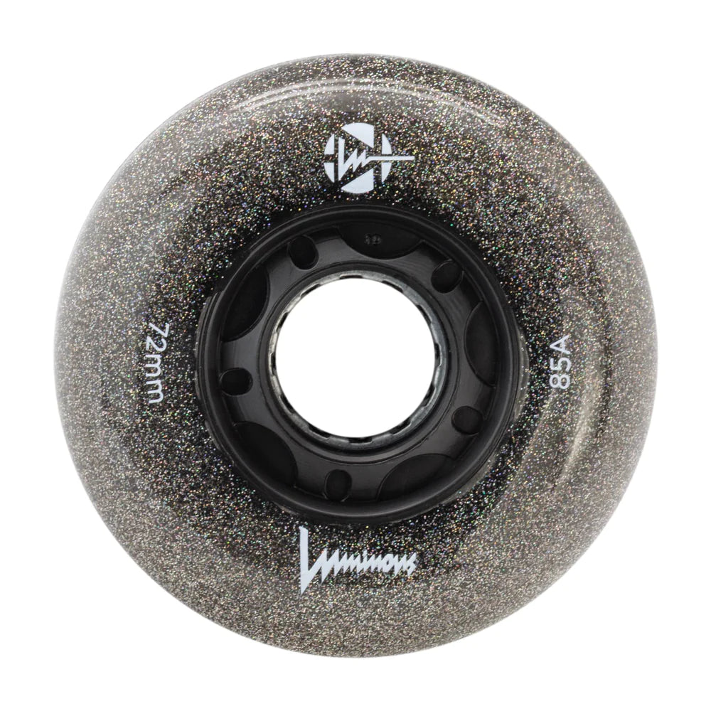 Luminous 72mm INLINE SKATE / ROLLERBLADE light up wheels Intuition