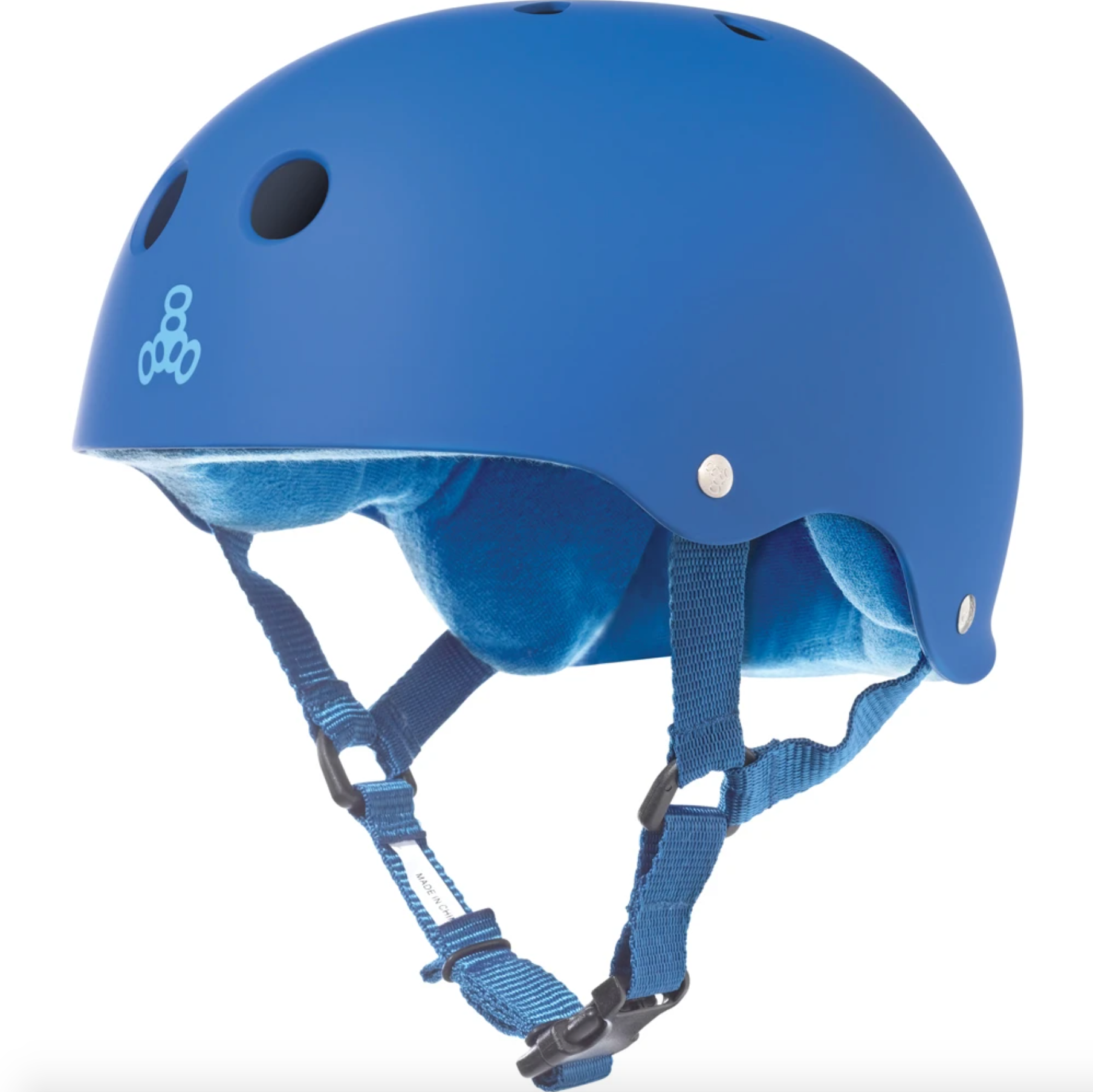 Triple 8 Sweatsaver Blue skate helmet