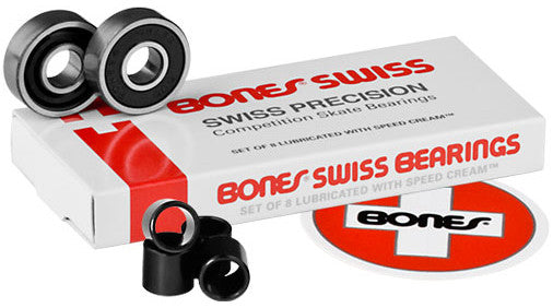 Bones Swiss Bearings, Intuition Skate Shop, Rollerblades, Roller Skates