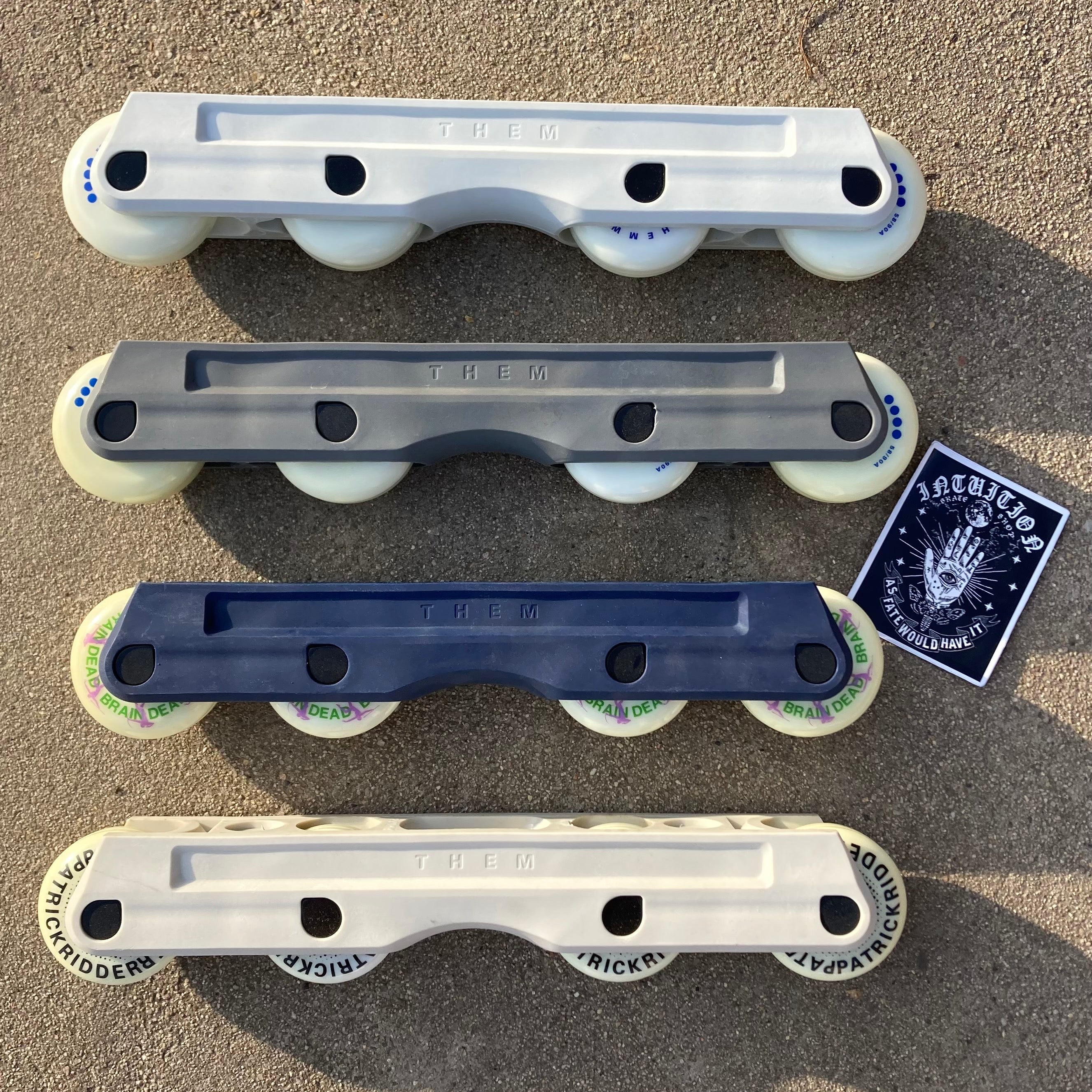 Them 909 'Ready to Roll' inline frames – Intuition Skate Shop