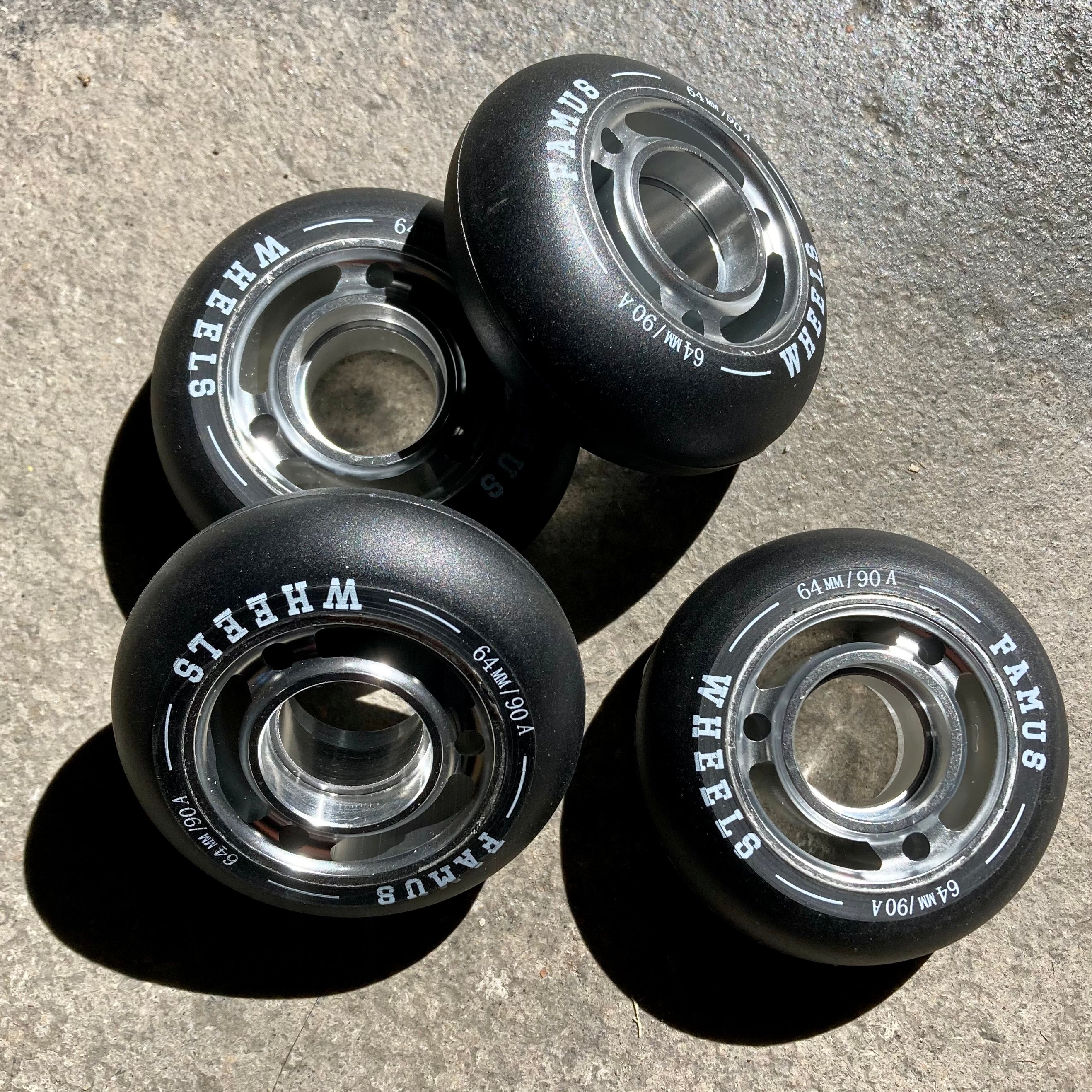 Famus 64mm inline skate wheels