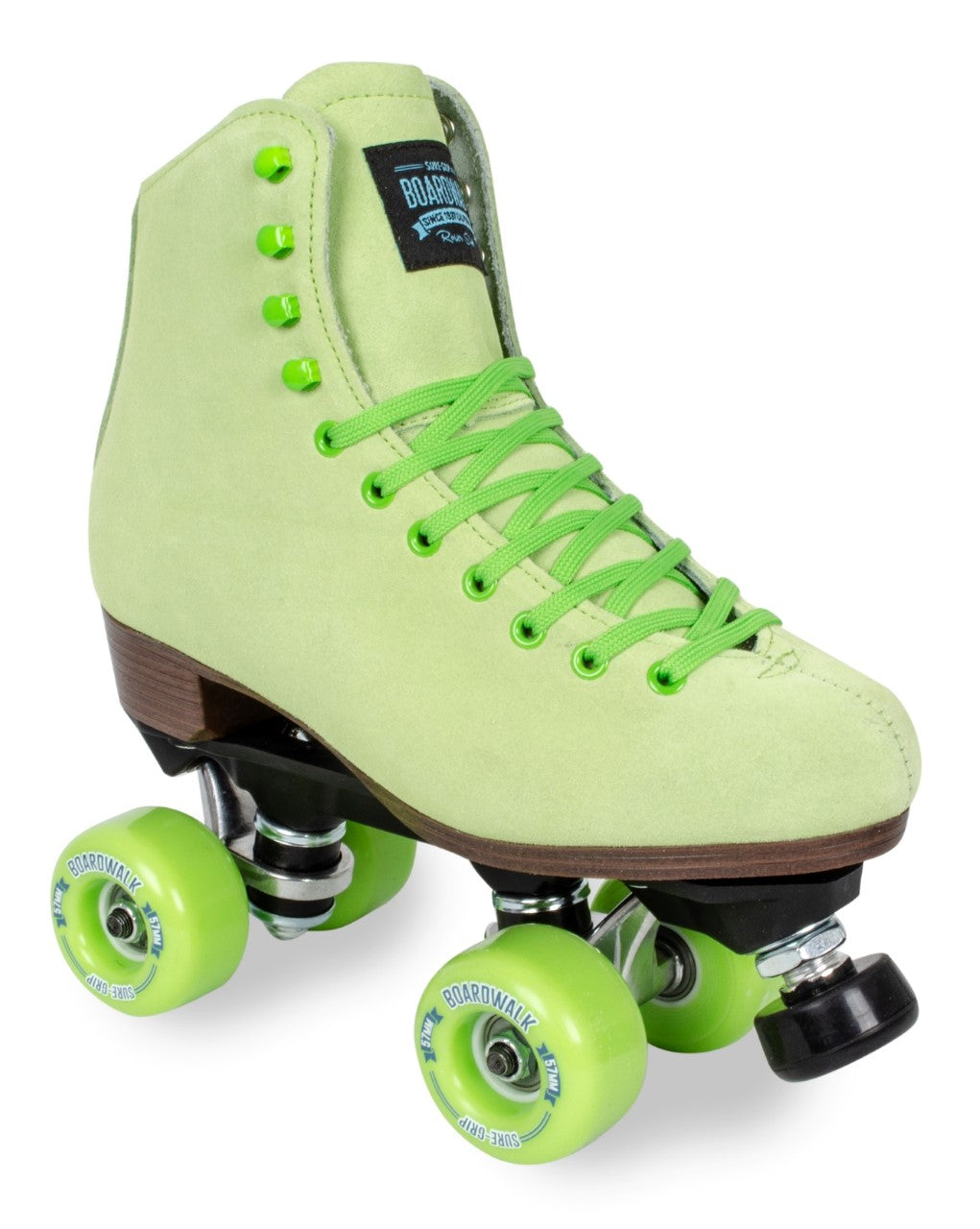 Sure Grip Boardwalk Green Suede Roller Skates, Skate Shop Near Me, Intuition Skate Shop